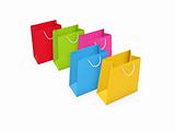 colorful shopping bags