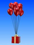 present on balloons