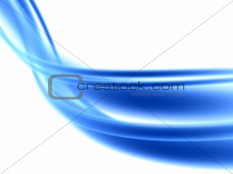 abstract blue flow