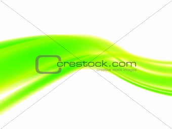 abstract green flow