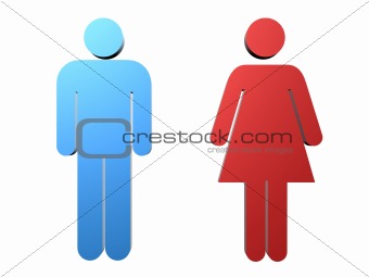 female/male sign