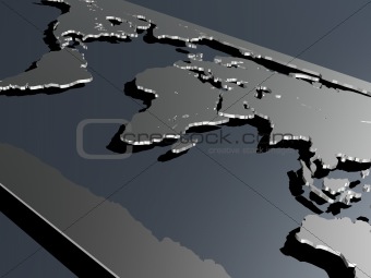 3d world map