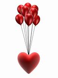heart and balloons