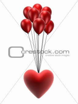 heart and balloons