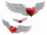 flying hearts
