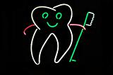 Tooth Neon Sign