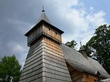 Wooden tower of church