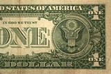Back Half one dollar bill