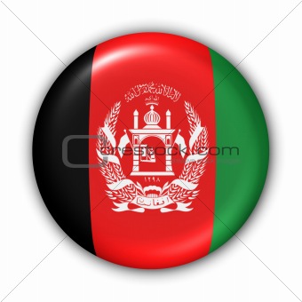 Flag Button - Afghanistan