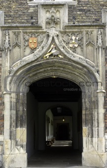 University of Cambridge, Jesus college, entrance to chapel via c
