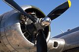 B-17 bomber engine