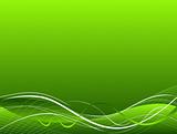 Green abstract vector background
