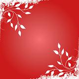 RED FLORAL BACKGROUND