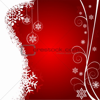 Abstract   Christmas background - vector