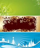 Christmas winter backgrounds, vector