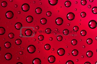 Red water drops