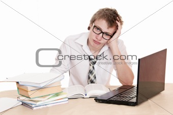 frustrated student