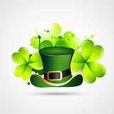abstract style st. patrick's day vector