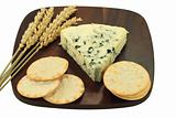 Blue Cheese and Water Crackers.