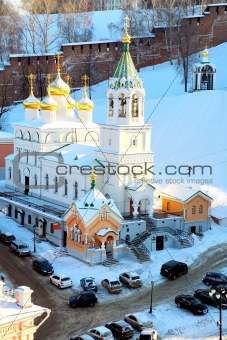 February view of John the Baptist Church Nizhny Novgorod Russia