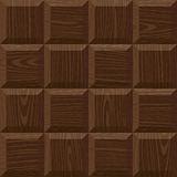 seamless old dark oak square parquet panel wall texture
