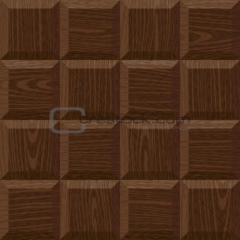 seamless old dark oak square parquet panel wall texture