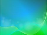 EPS 10 Green blue abstract light background with wave