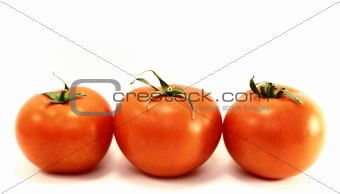 Juicy red ripe tomatoes