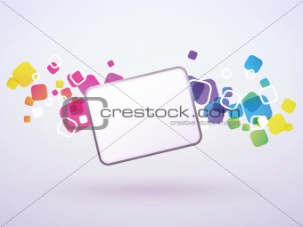 Abstract background of the square