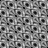 Seamless pattern with circle elements.