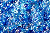 blue globules closeup
