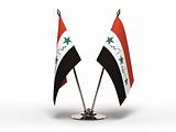 Miniature Flag of Iraq (Isolated)