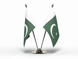 Miniature Flag of Pakistan (Isolated)