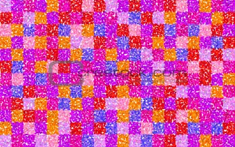 floral grid squares