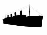 titanic silhouette