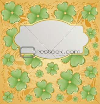 Retro vector background for St. Patrick's Days