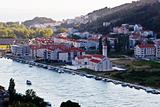 Panorama of Omis and Cetina River Canyon, Croatia