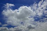 Beauty Cloud With Blue Sky