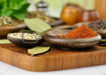 spices arrangement