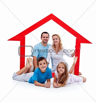 Happy home concept