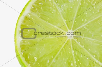 close up lemon isolated