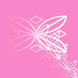 A background of white and pink design