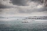 Dark clouds over Bosphorus