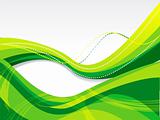 abstract green glossy background