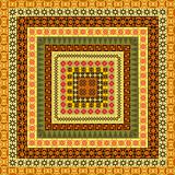 Pattern with ethnic African motifs