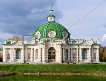 grotto in Kuskovo park, Moscow