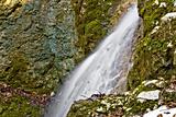 Mountain creek waterfall long exposure