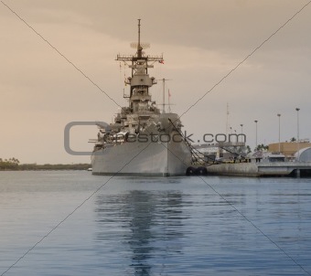 USS Missouri at Pearl Harbor 
