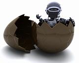 robot with easter egg