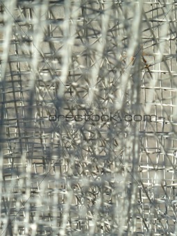 wire mesh blur